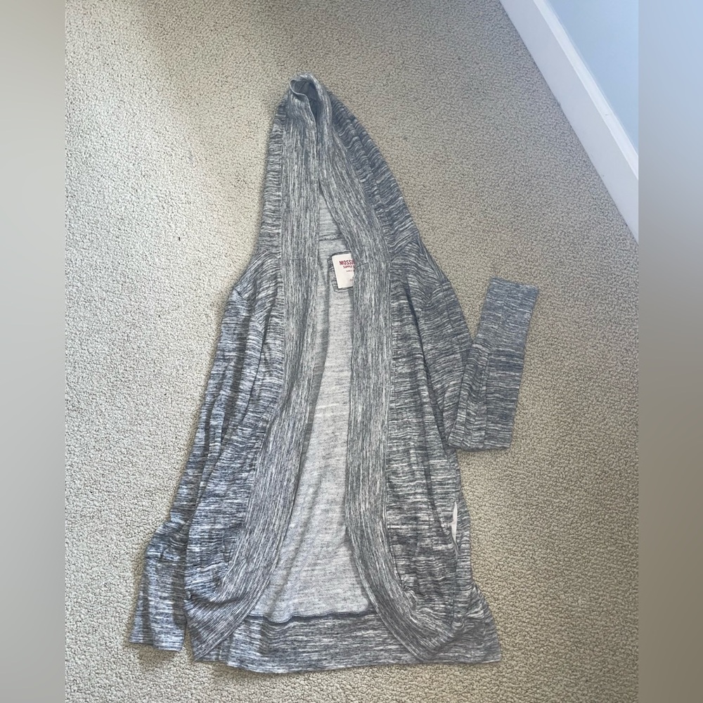 Target cardigan with hood and pockets
